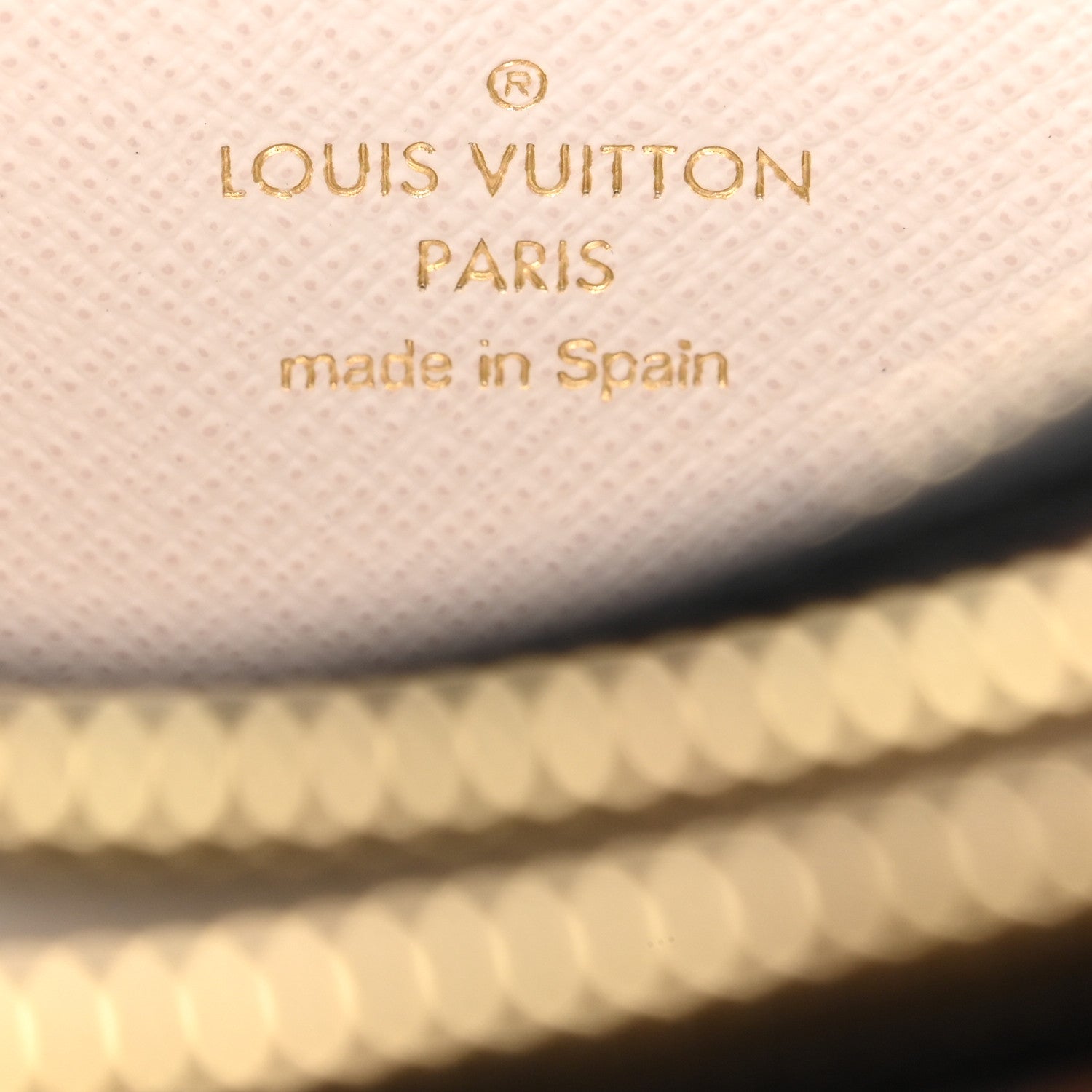 Louis Vuitton Monogram Giant Crafty Double Zip Pochette Creme Caramel 6 of 10