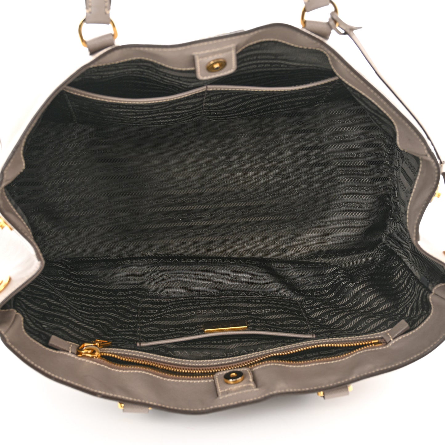Saffiano Lux Large Tote Argilla