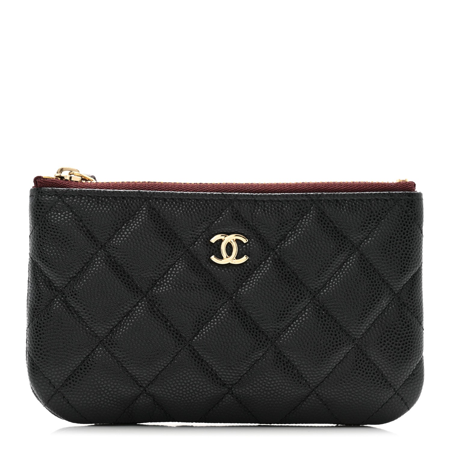 Chanel Caviar Quilted Small Cosmetic Case Black 1 of 10