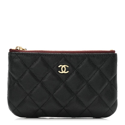 Chanel Caviar Quilted Small Cosmetic Case Black 1 of 10