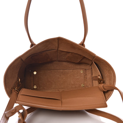 Bottega Veneta Grained Calfskin Maxi Intrecciato Arco 29 Tan 4 of 7