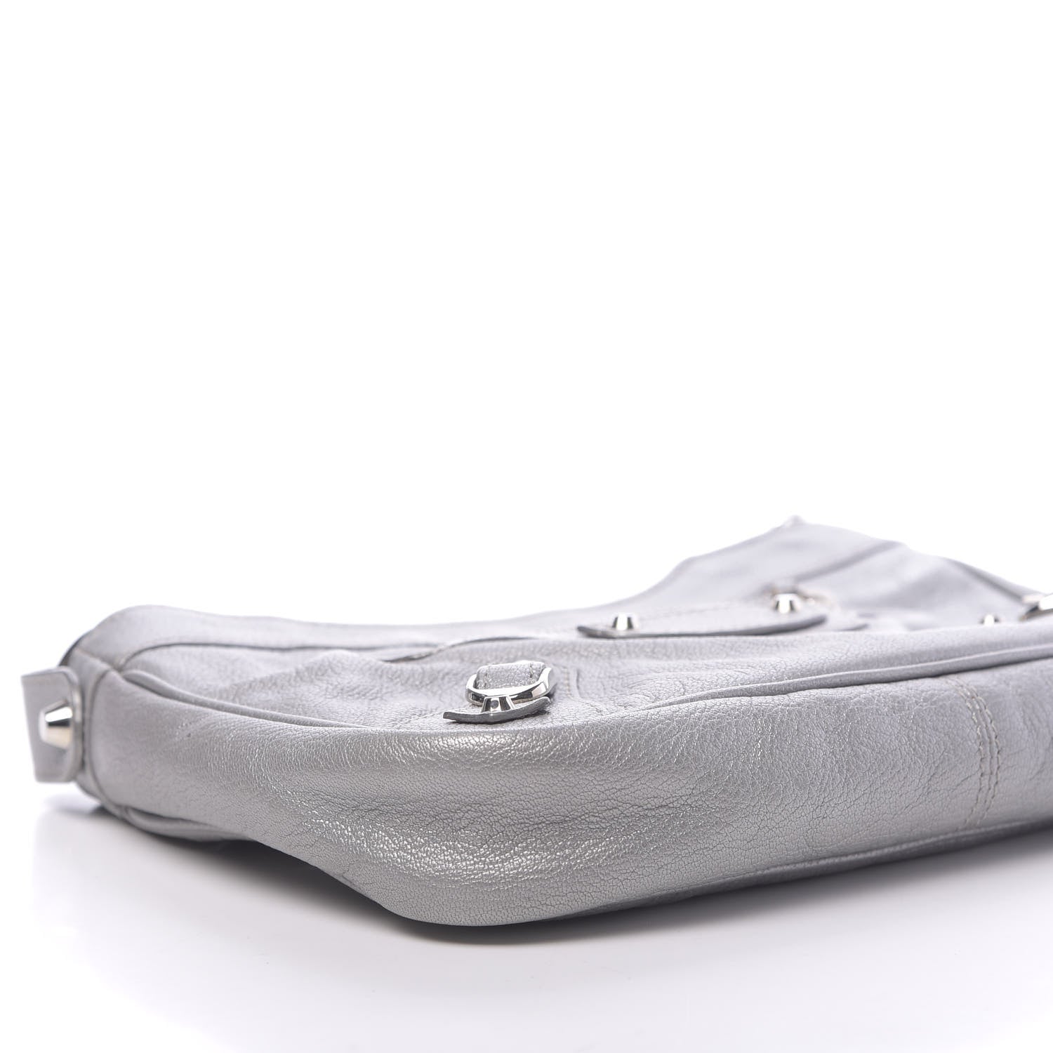 Balenciaga Chevre Classic Silver Hardware Hip Grey 9 of 11