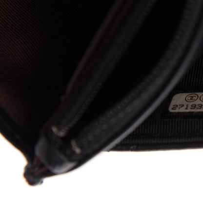 Chanel Lambskin Quilted Wallet On Chain WOC Black 10 of 13