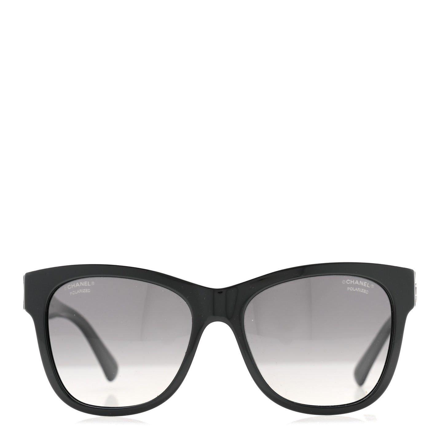 Acetate Polarized Square CC Sunglasses 5380 Black