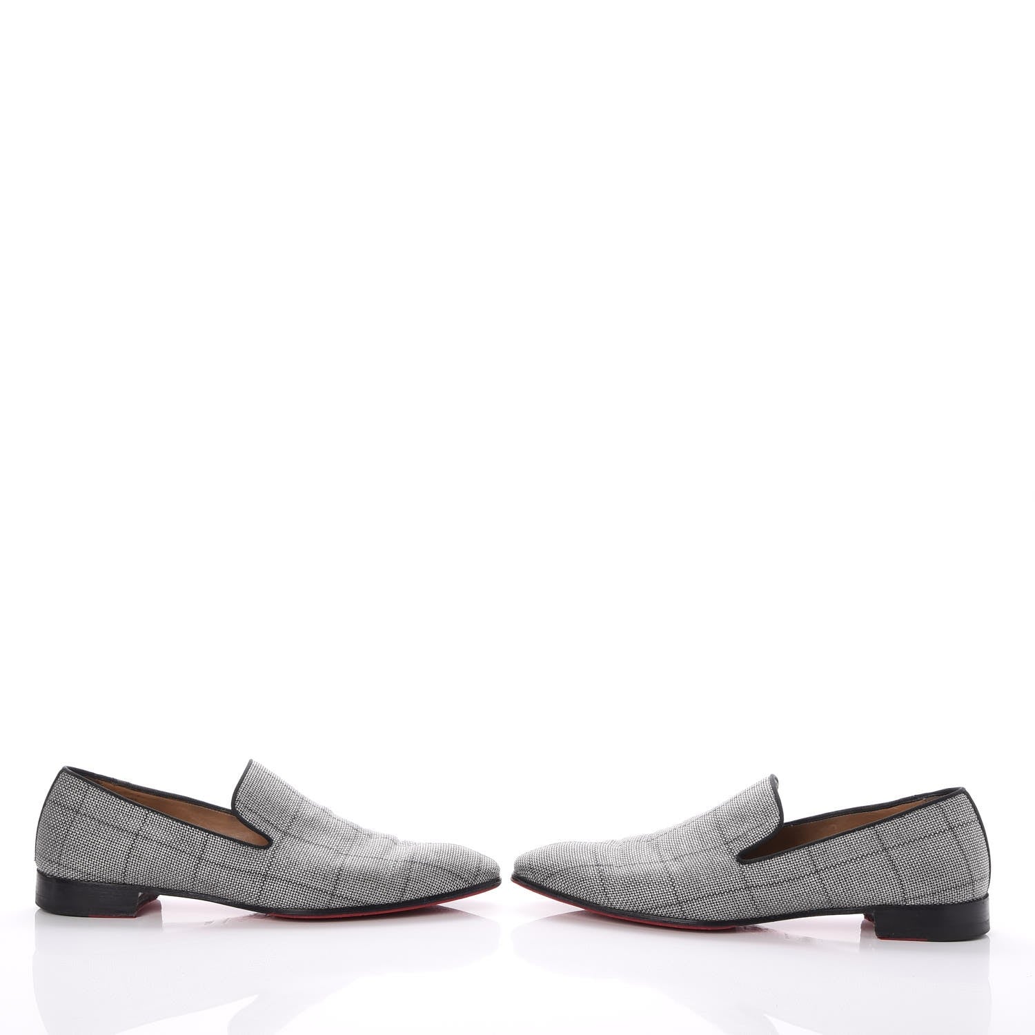 Christian Louboutin Mens Dandelion Flat Tissu Dorsilk Loafers 41.5 Black 8 of 11