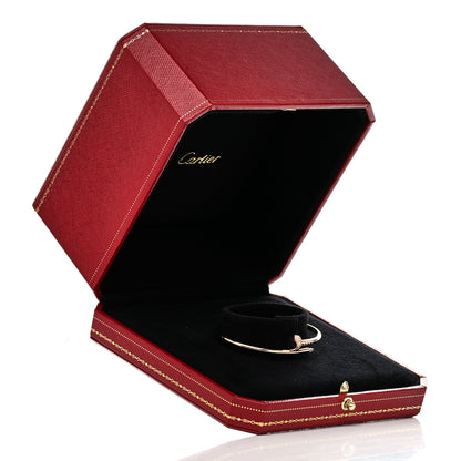 Cartier 18K Pink Gold Diamond Small Juste Un Clou Bracelet 14 6 of 6
