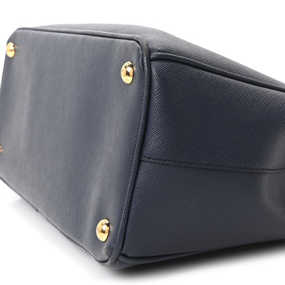 Prada Saffiano Small Galleria Double Zip Tote Baltico 10 of 10