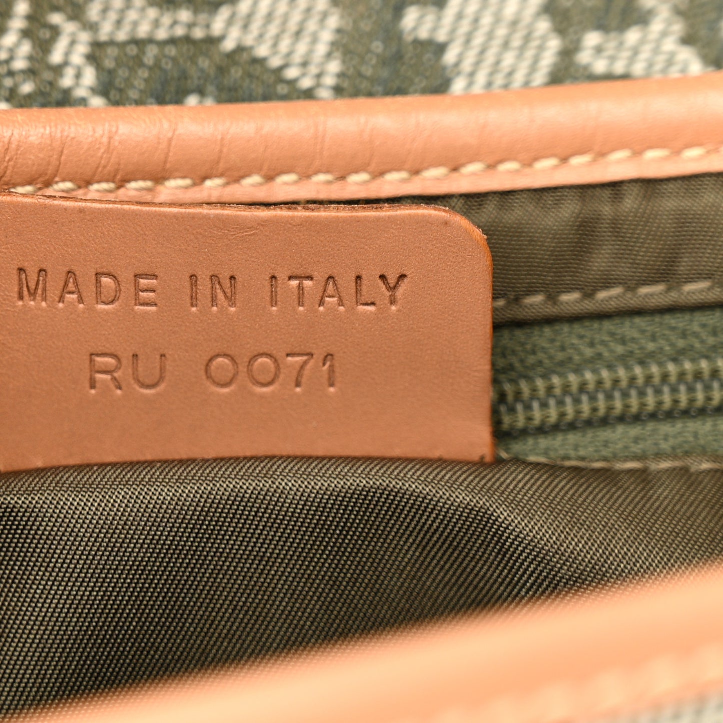 Monogram Saddle Bag Green