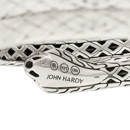 John Hardy Sterling Silver 18K Yellow Gold Snake Triple Wrap Bracelet 3 of 3