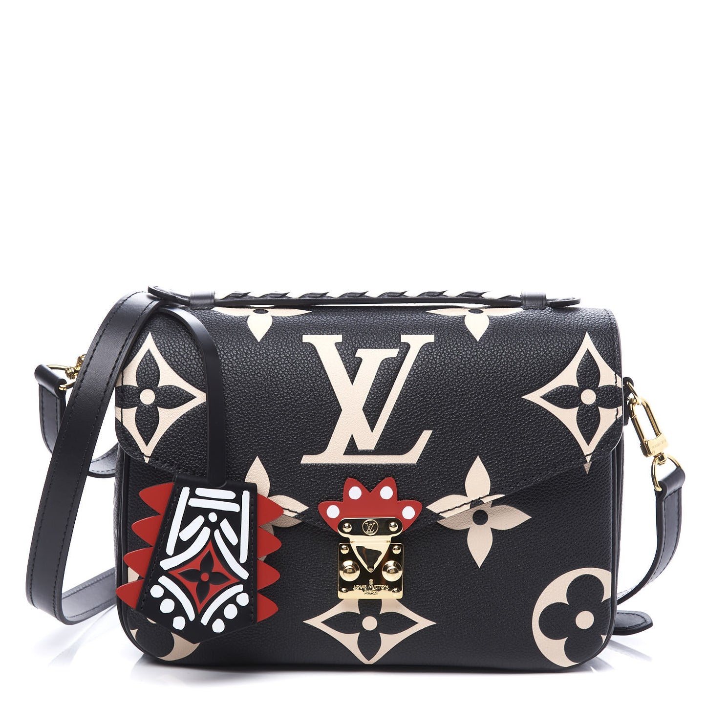 Empreinte Monogram Giant Crafty Pochette Metis Black Creme