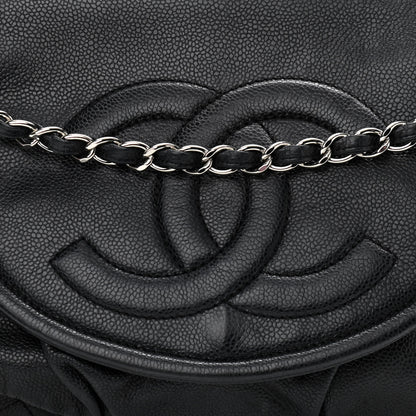 Chanel Caviar Half Moon Large Flap Black 8 of 13