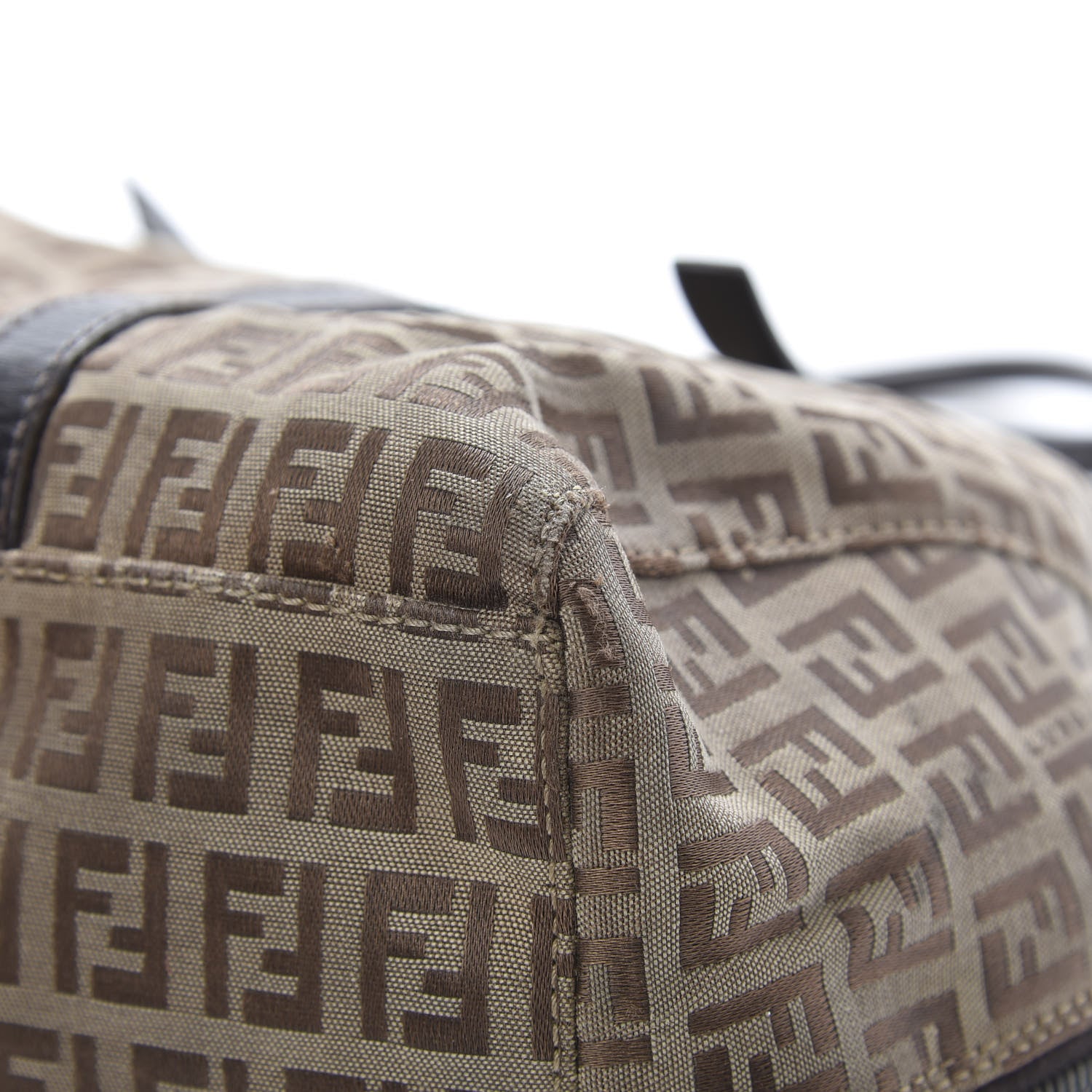 Fendi Zucchino Tote Brown 10 of 17