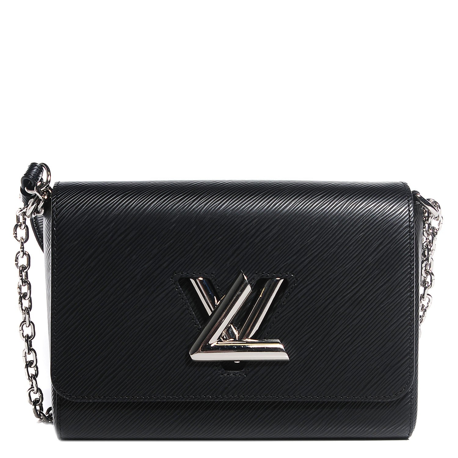 Louis Vuitton Epi Twist Shoulder Bag MM Black 1 of 8