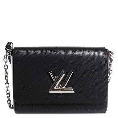 Louis Vuitton Epi Twist Shoulder Bag MM Black 1 of 8