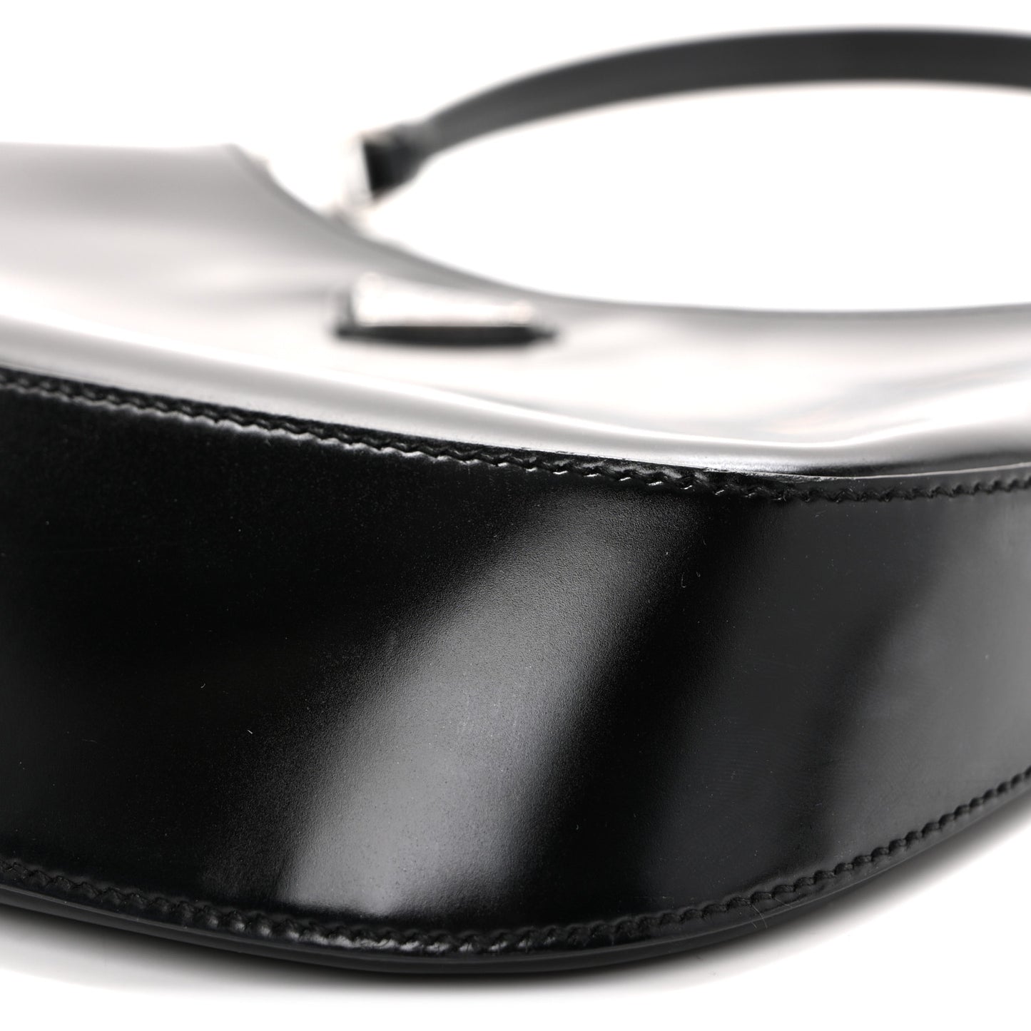 Spazzolato Cleo Shoulder Bag Black