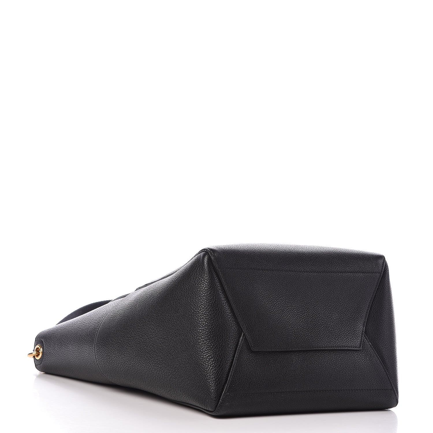 Celine Soft Grained Calfskin Sangle Bucket Bag Black 4 of 13