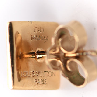 Louis Vuitton Nanogram Tennis Earrings Set of 3 Gold Silver Pink 4 of 6