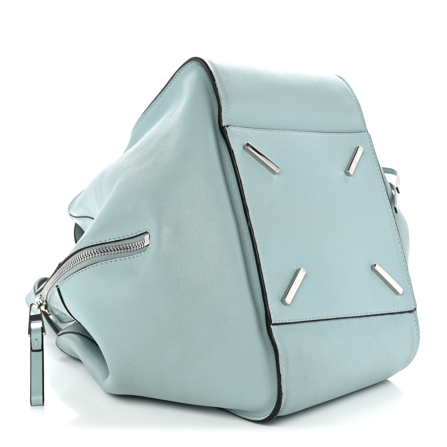 Loewe Calfskin Small Hammock Shoulder Bag Aqua 4 of 14
