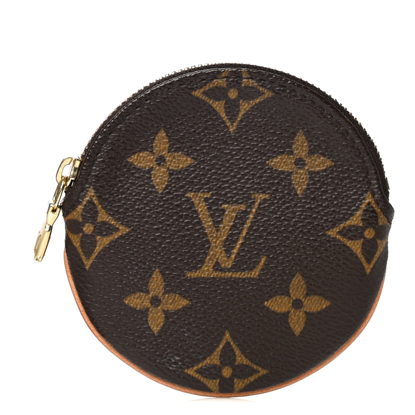 Monogram Round Coin Purse