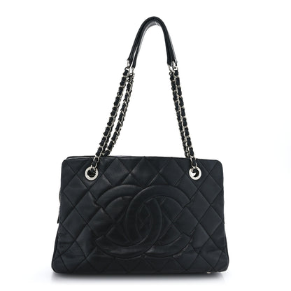 Chanel Caviar Quilted Timeless CC Soft Tote Black 1 of 11