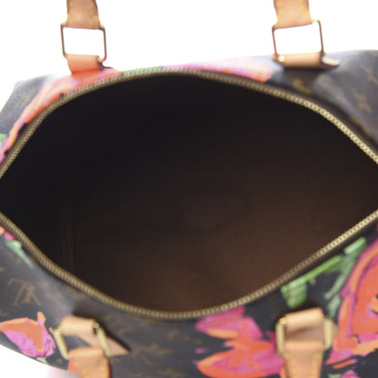 Louis Vuitton Monogram Roses Speedy 30 4 of 10