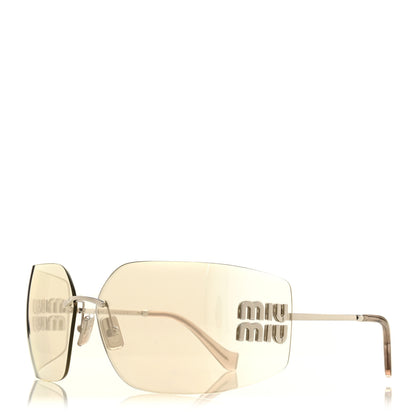 Miu Miu Metal Runway Sunglasses SMU54Y Silver 1 of 7