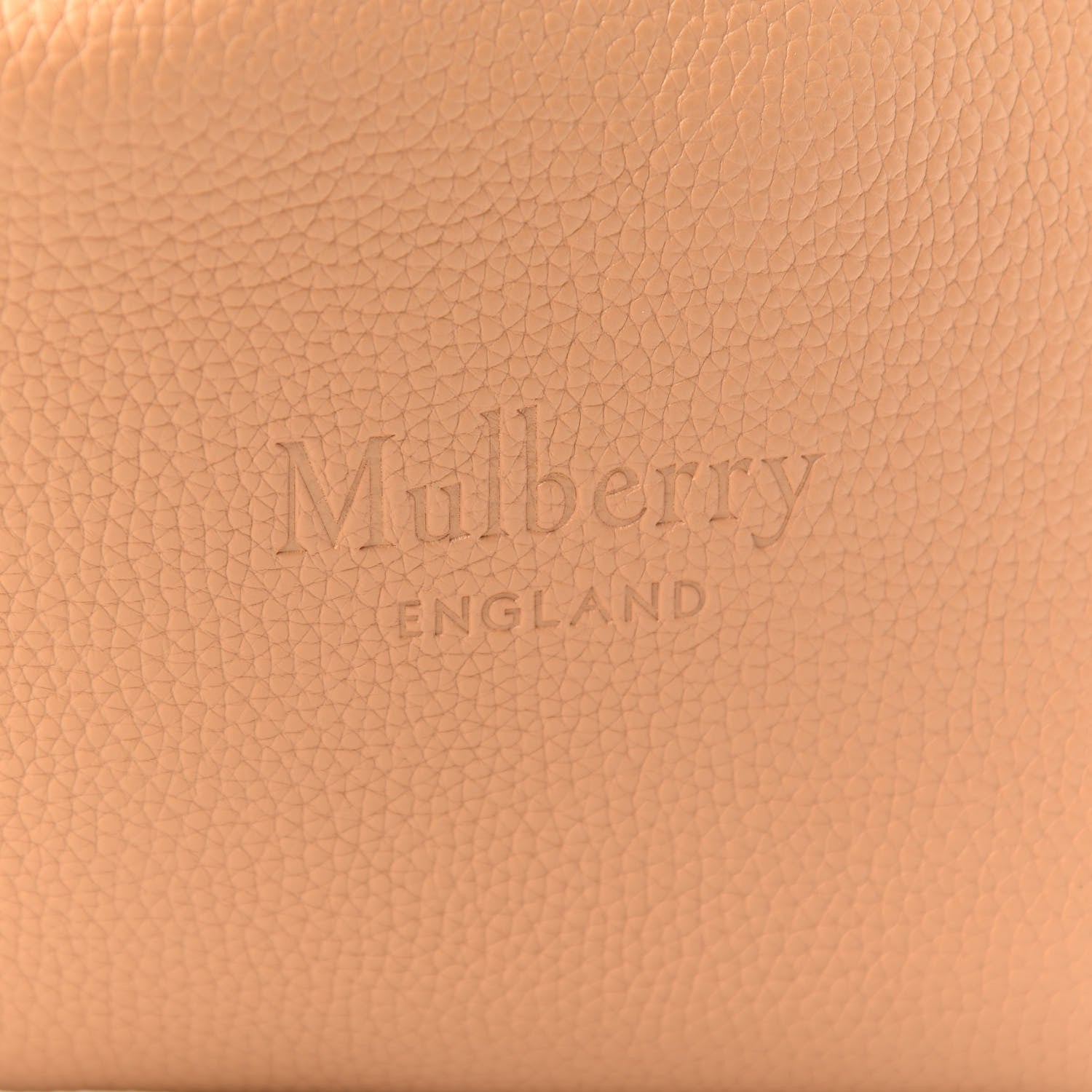 Mulberry Calfskin Heavy Grain Oversized Portobello Tote Light Salmon 9 of 9