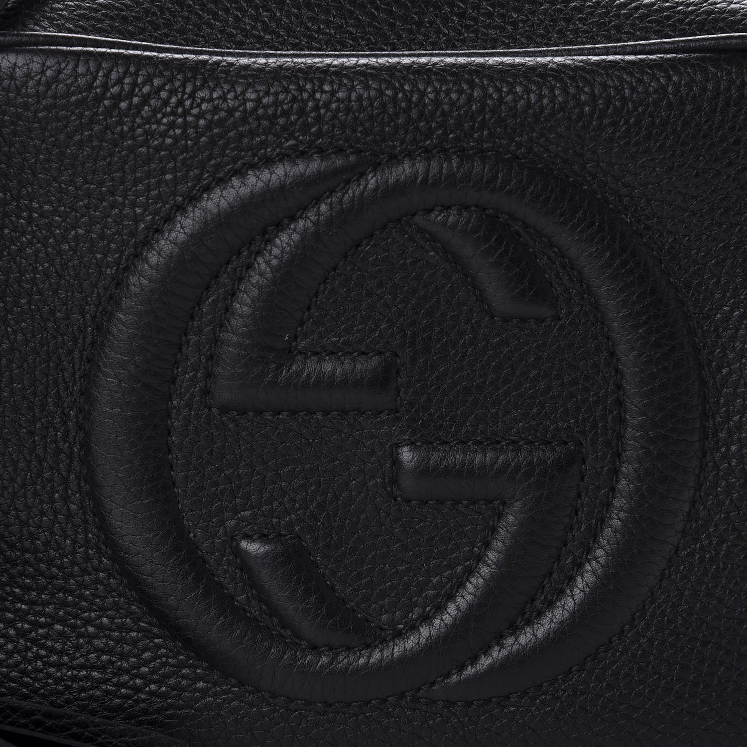 Gucci Pebbled Calfskin Small Soho Disco Bag Black 10 of 10