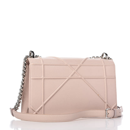 Christian Dior Grained Calfskin Cannage Medium Diorama Flap Bag Rose Poudre 3 of 10