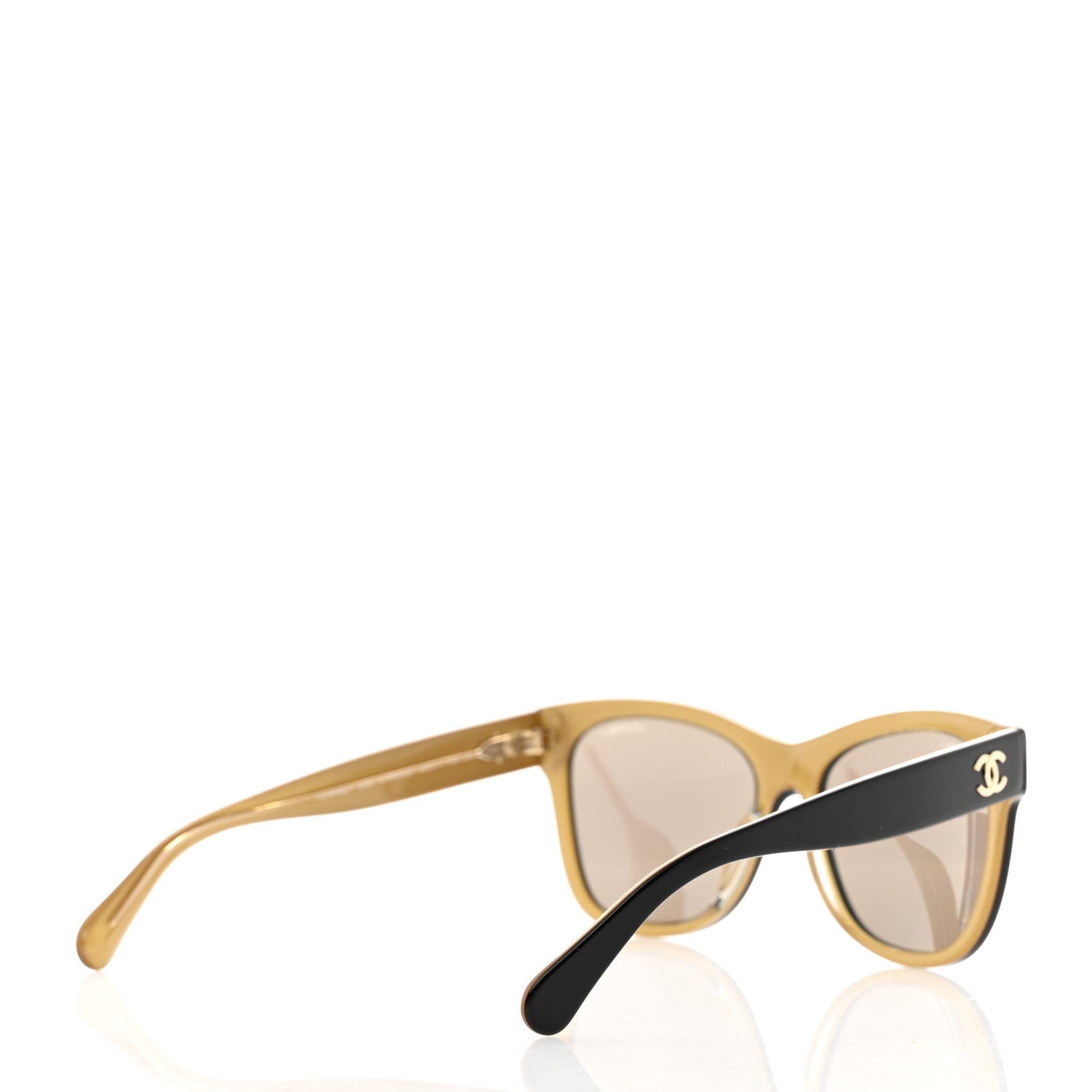 Chanel Acetate Square CC Sunglasses 5380 Black 4 of 8