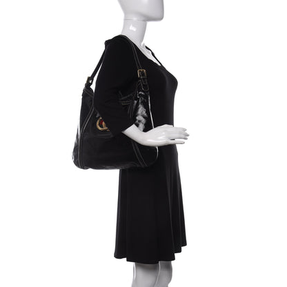Gucci Dialux Medium Britt Shoulder Bag Black 2 of 10