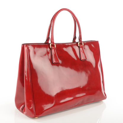 Prada Spazzolato Large Tote Scarlatto Fume 3 of 10
