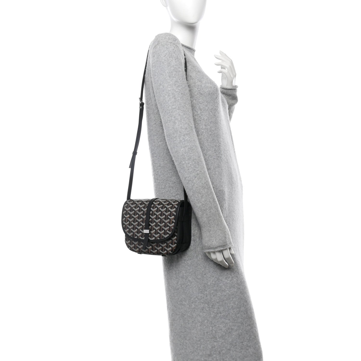 Goyard Goyardine Belvedere II PM Messenger Bag Black 2 of 11