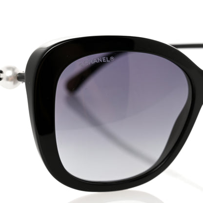 Chanel Acetate Butterfly Winter Pearl Sunglasses 5339-H-A Black 7 of 7