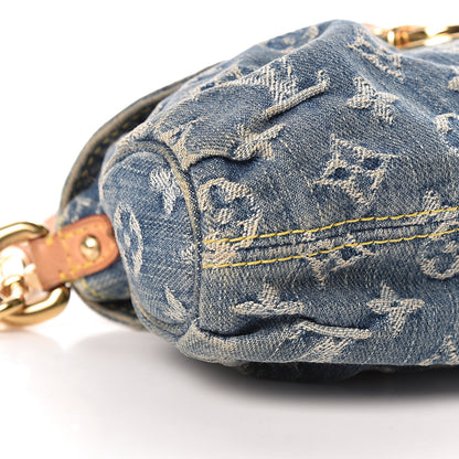 Louis Vuitton Monogram Denim Mini Pleaty Blue 9 of 11