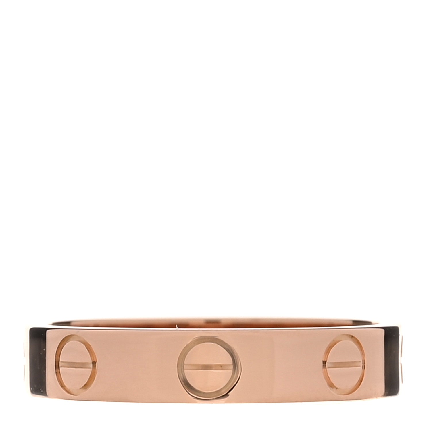 Cartier 18K Pink Gold 3.5mm LOVE Wedding Band Ring 50 5.25 3 of 5