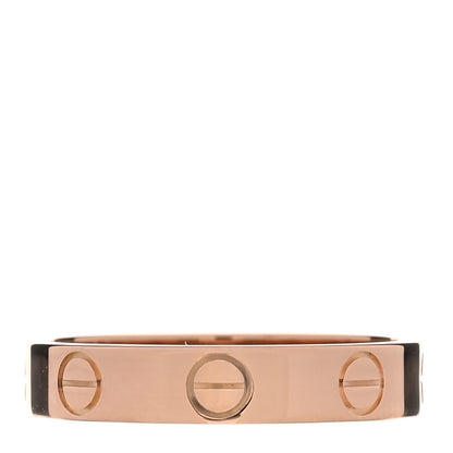 Cartier 18K Pink Gold 3.5mm LOVE Wedding Band Ring 50 5.25 3 of 5