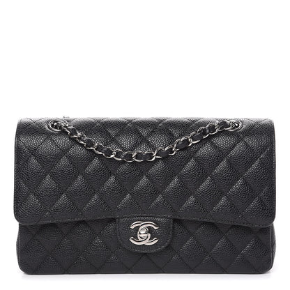 Chanel Caviar Quilted Medium Double Flap Black 1 of 9