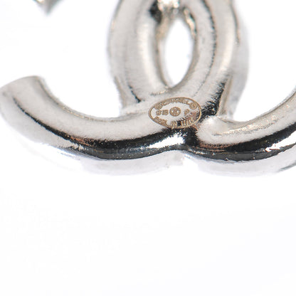 Chanel Crystal CC Earrings Silver 5 of 5