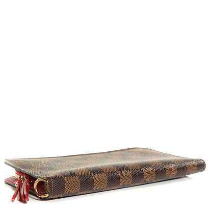 Louis Vuitton Damier Ebene Insolite Wallet Red 4 of 8