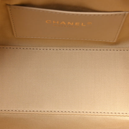 Chanel Caviar Quilted Mini Chanel 25 Handbag Beige 5 of 11