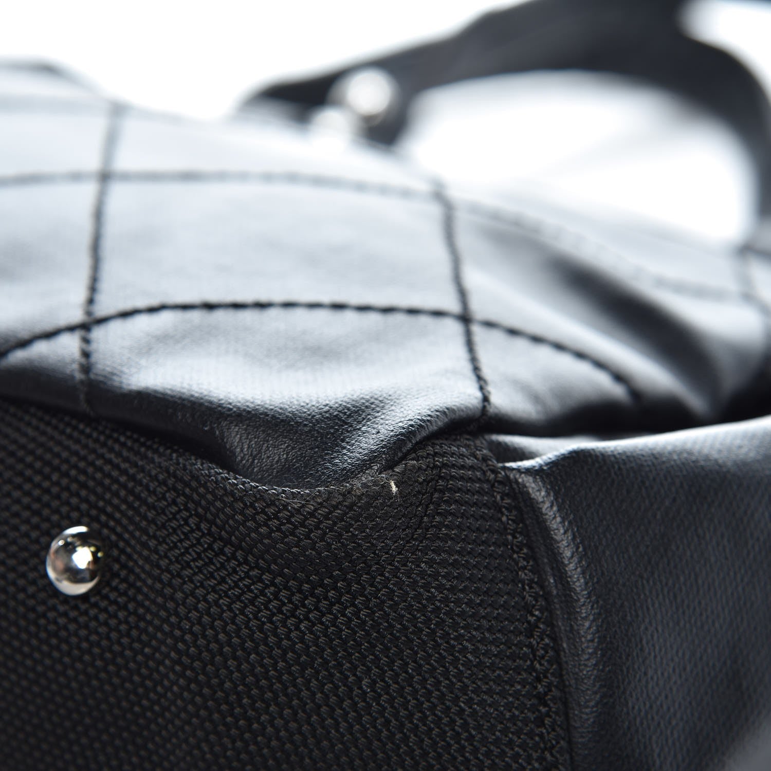 Chanel Coated Canvas Large Paris Biarritz Tote Black 19 of 19