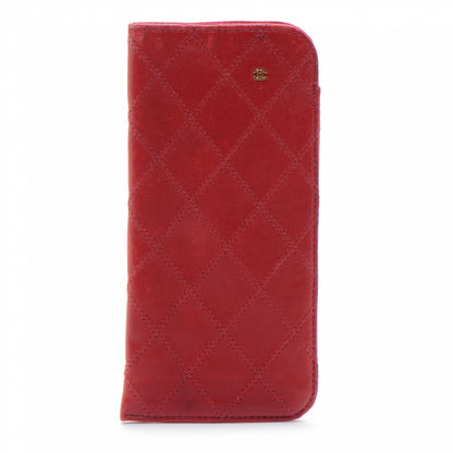 Chanel Calfskin Quilted Eyeglass Holder Red 1 of 6