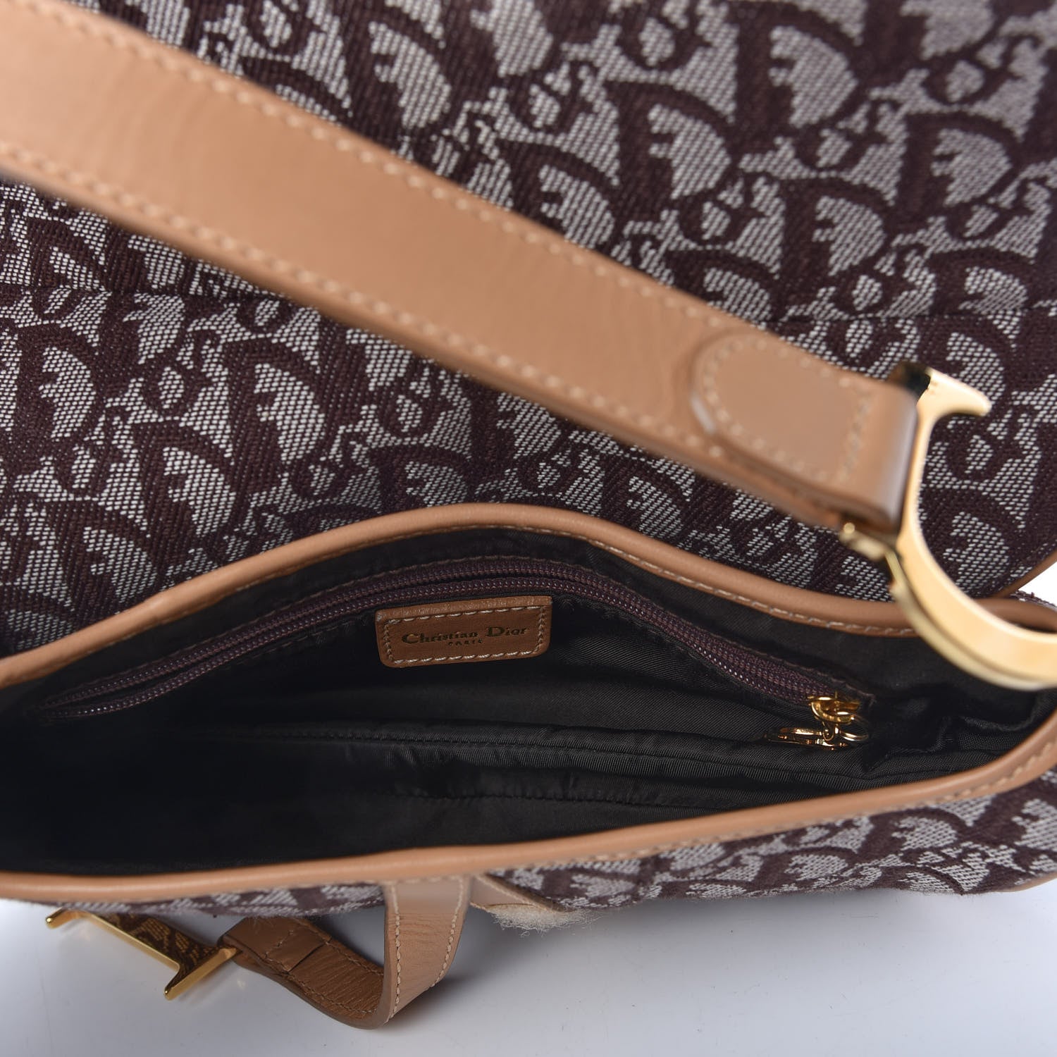 Christian Dior Monogram Saddle Bag Brown 5 of 11