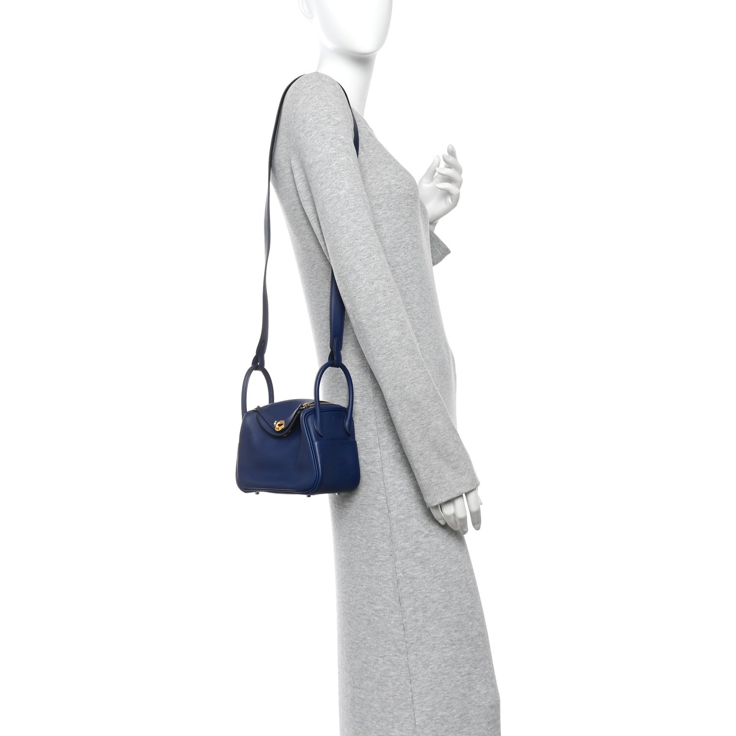 Hermes Swift Mini Lindy 20 Bleu Saphir 2 of 10