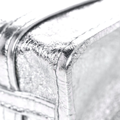 Balenciaga Metallic Calfskin XXS Bazar Shopper Tote Silver Hardware 9 of 11