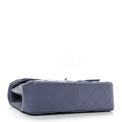 Chanel Lambskin Quilted Jumbo Double Flap Light Purple 4 of 7