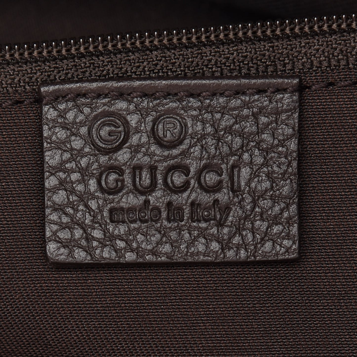 Denim Monogram Medium Abbey Tote Dark Brown