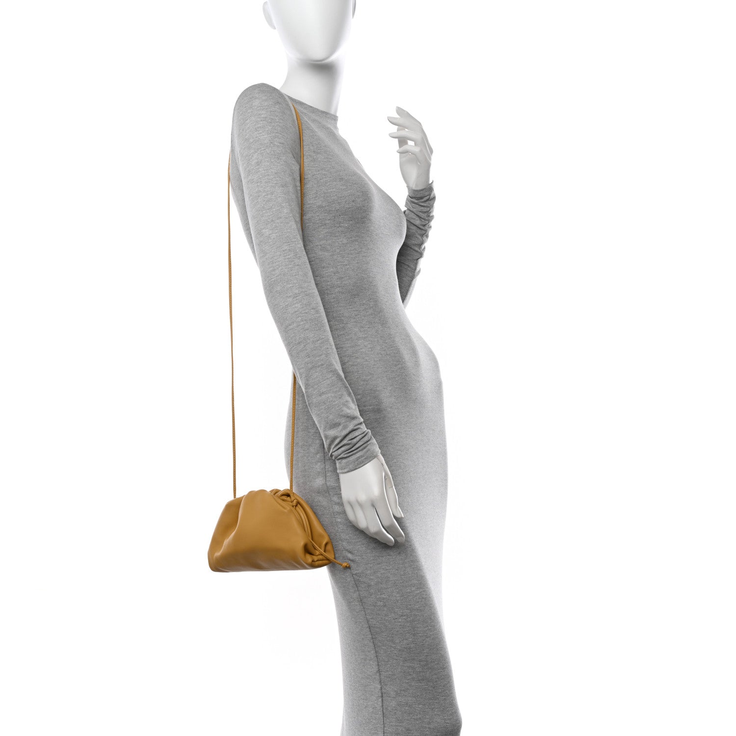 Bottega Veneta Butter Calfskin The Mini Pouch Butterscotch 2 of 10