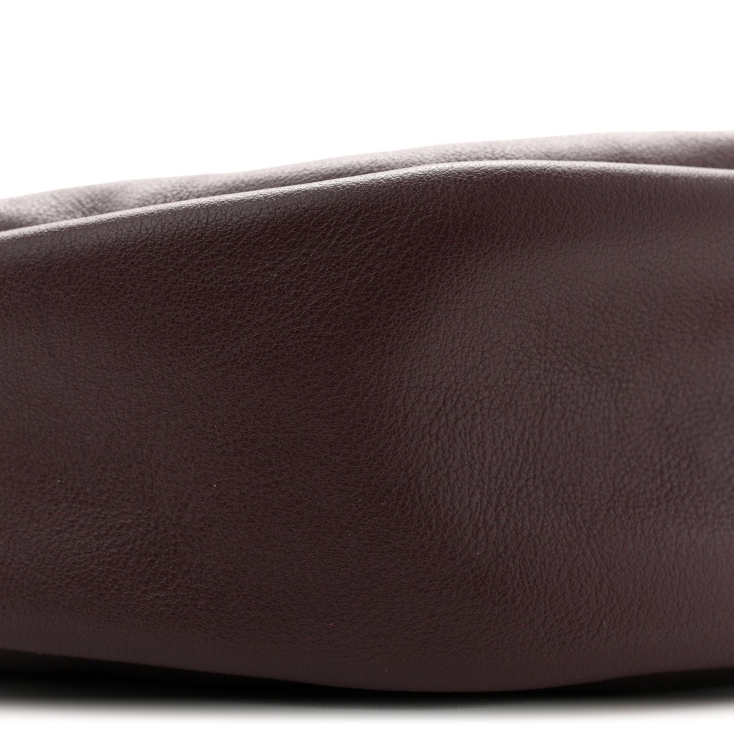 Soft Calfskin Moon Sling Bag Plum